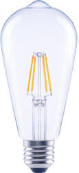 Flair Bec LED variabil Flair E27 4W 470 lumeni, glob pară ST64, lumină caldă (ST64 CLEAR_E27_4W_470LM_DIM_927)
