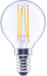 Flair Bec LED variabil Flair E14 4W 470 lumeni, glob clar G45, lumină caldă (G45 CLEAR_E14_4W_470LM_DIM_927)