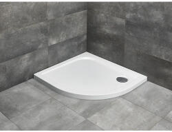 Radaway Cădiță de duș semirotundă Radaway Delos E 80x90x4, 5 cm acril alb SDE8090-01R (SDE8090-01R)