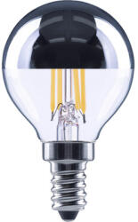 Flair Bec LED Flair E14 4W 380 lumeni, glob clar G45, lumină caldă (G45 SILVER CROWN_E14_4W_400LM_827)