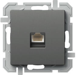 TEM Priză date RJ45 simplă TEM Logiq CAT5e, antracit (TEM-KQ37ATXO-U)