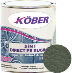 KÖBER Email anticoroziv cu efect de lovitură de ciocan Köber hammer verde luminos 0, 75 l (E81505-C0.75L)