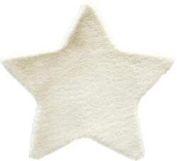SoleVito Covor pufos copii Solevito Romance formă stea bej 80 cm (MO01-22 BEIGE 80X80CM STAR 1) Covor