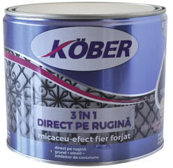 Köber 3in1 Email anticoroziv cu efect de fier forjat Köber gri închis 2, 5 l (E81850M-C2.5L)