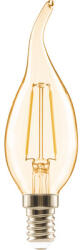 Flair Bec vintage LED Flair E14 4W, glob lumânare decorativă, durată viață 15.000 h (CL35G AMBER_E14_2W_180LM_ND_2000K_C)