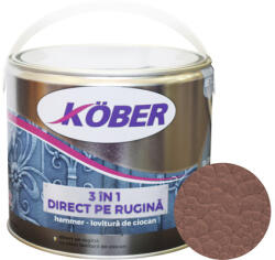 KÖBER Email anticoroziv cu efect de lovitură de ciocan Köber hammer cupru 2, 5 l (E81305-C2.5L)