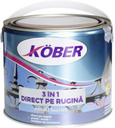 KÖBER Email lucios anticoroziv Köber 3 în 1 Direct pe rugină verde crom RAL 6020 2, 5 l (E816020L-C2.5L)