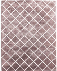 SoleVito Covor Shaggy Stream romburi rosé 160x230 cm (AB03-40 ROSE 160X230 CM) Covor