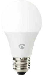 Nedis Bec LED RGB Nedis E27 9W 806 lumeni, glob mat A60, conexiune WiFi (WIFILRC10E27)