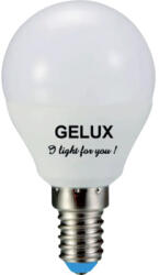 Gelux Bec LED Gelux E14 8W 806 lumeni, glob mat B35, lumină caldă (GL-LEDE3G4508)