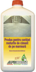 AlpinChemie Produs pentru curățat resturile de ciment de pe marmură AlpinChemie 1 l (MARMOR- ZEMENTSCHLEIER-ENTFERNER 1L)
