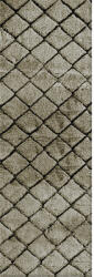 SoleVito Covor pufos Solevito Romance Stream maro marmorat 50x150 cm (MO23-01 NATURE 50X150) Covor