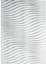 SoleVito Covor pufos Solevito Cutout Wave gri 140x200 cm (F04-03 SILVER 140X200 CM) Covor