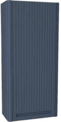 Devo Dulap baie suspendat 40x86 cm MDF albastru striat Devo Gloria 2.0 1 ușă (GL2-SW1DLE40-2-F103)