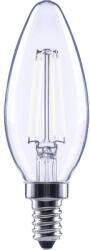 Flair Bec LED variabil Flair E14 2, 2W 250 lumeni, glob clar lumânare, lumină neutră (C35 CLEAR_E14_2W_250LM_DIM_4000K_CR)