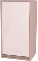 Devo Dulap baie suspendat 40x76 cm PAL roz Devo Cristal 2.0 1 ușă (PO2-SW1DLE40x76-P45)