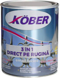 KÖBER Email lucios anticoroziv Köber 3 în 1 Direct pe rugină verde oliv 0, 75 l (E81588L-C0.75L)
