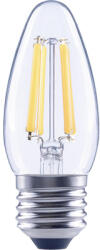 Flair Bec LED variabil Flair E27 5, 5W 806 lumeni, glob clar lumânare, lumină caldă (C35 CLEAR_E27_5.5W_806LM_DIM_2700K_)