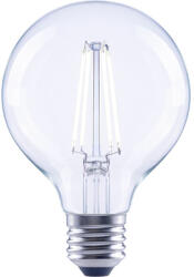 Flair Bec LED variabil Flair E27 7W 806 lumeni, glob clar G80, lumină neutră (G80 CLEAR_E27_6.5W_806LM_DIM_940)