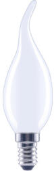 Flair Bec LED variabil Flair E14 4W 470 lumeni, glob mat lumânare decorativă, lumină rece (CL35 MILKY_E14_4W_470LM_DIM_650K_CR)