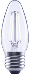 Flair Bec LED variabil Flair E27 2, 2W 250 lumeni, glob clar lumânare, lumină neutră (C35 CLEAR_E27_2W_250LM_DIM_4000K_CR)