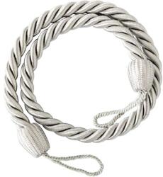 Mendola Legătoare draperie Mendola argintiu 57 cm (187-ROPE-AG)
