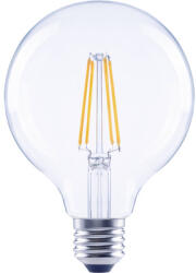 Flair Bec LED variabil Flair E27 7W 806 lumeni, glob clar G95, lumină caldă (G95 CLEAR_E27_6.5W_806LM_927_DIM)