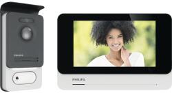 Philips Videointerfon color Philips WelcomeEye Touch LCD 7 Touchscreen, accesorii incluse, conexiune WiFi (PHIETI531036)