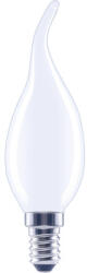 Flair Bec LED variabil Flair E14 6W 806 lumeni, glob mat lumânare decorativă, lumină caldă (CL35 MILKY_E14_6W_806LM_DIM_2700K_C)