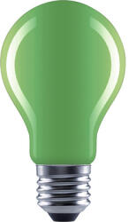 Flair Bec verde LED Flair E27 4W, glob A60, durată viață 15.000 h (A60 GREEN_E27_4W)