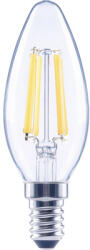 Flair Bec LED variabil Flair E14 5, 5W 806 lumeni, glob clar lumânare, lumină caldă (C35 CLEAR_E14_5.5W_806LM_DIM_2700K_)