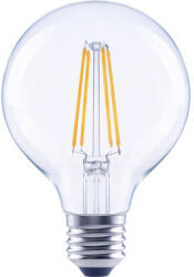 Flair Bec LED variabil Flair E27 7W 806 lumeni, glob clar G80, lumină caldă (G80 CLEARG80 CLEAR_E27_6.5W_806LM_D)