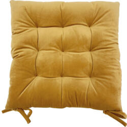 SoleVito Pernă scaun Solevito Velvet galben 40x40 cm (CT19045E)