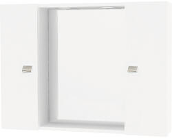 Savini Dulap baie cu oglindă Savini Due Smart 77x57 cm PAL alb 2 uşi iluminare LED (198/LED)