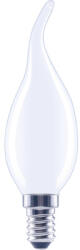 Flair Bec LED variabil Flair E14 4W 470 lumeni, glob mat lumânare decorativă, lumină caldă (CL35 MILKY_E14_4W_470LM_DIM_2700K_C)
