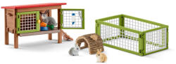 Schleich Figurina Schleich Farm World Rabbit Hutch +3 ani (42420) Figurina