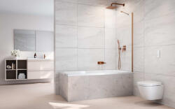 Radaway Idea Brushed Copper PNJ II szálcsiszolt réz kádparaván 50 átlátszó