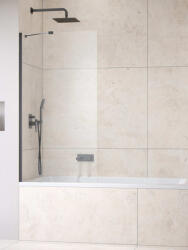 Radaway Idea Brushed GunMetal PNJ II szálcsiszolt fegyvermetál kádparaván 90 átlátszó