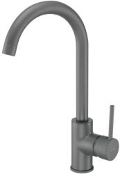 Deante Nemezja Magasított (oldalvezérelt) mosogató csaptelep, antracit (BEN T62M)