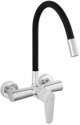 FERRO Zumba fali mosogató csaptelep, fekete (BAG5UFB)