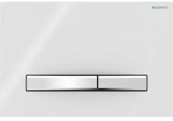  Geberit Sigma 50 nyomólap, fehér/fényes üveg, 2 mennyiséges öblítés (115.788. 11.2) (115.788.11.2)