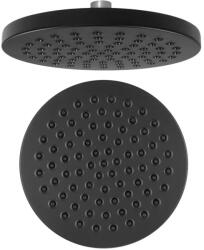 SAPHO Kerek esőztető fejzuhany, 200 mm, matt fekete (SC120)