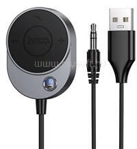 hoco. E150 bluetooth adapter USB+3.5mm jack csatlakozó, v5.3, FEKETE (HOCO_E150) (HOCO_E150)