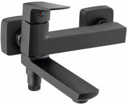 FERRO Vitto kádtöltő csaptelep, befordítható kifolyócsővel, fekete (BVI1RVLBL)