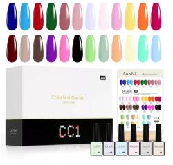 CANNI HEMA FREE UV/LED gél lakk szett (24db-os)No. CC1