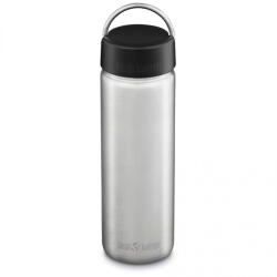 Klean Kanteen Wide w/Wide Loop Cap - brushed stainless 800 ml rozsdamentes acél palack ezüst