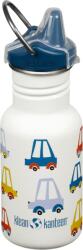 Klean Kanteen Classic Sippy 355 ml gyerek kulacs fehér/kék