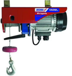 Dedra elektromos csörlő 1, 0kW, 6m/500kg, 12m/250kg (DED-DED7914) - megatool