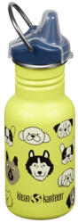Klean Kanteen Classic Sippy 355 ml gyerek kulacs sárga/kék