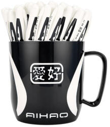 AIHAO Set 48 pixuri cu gel Aihao 801A, Negru (AH801AN-48)